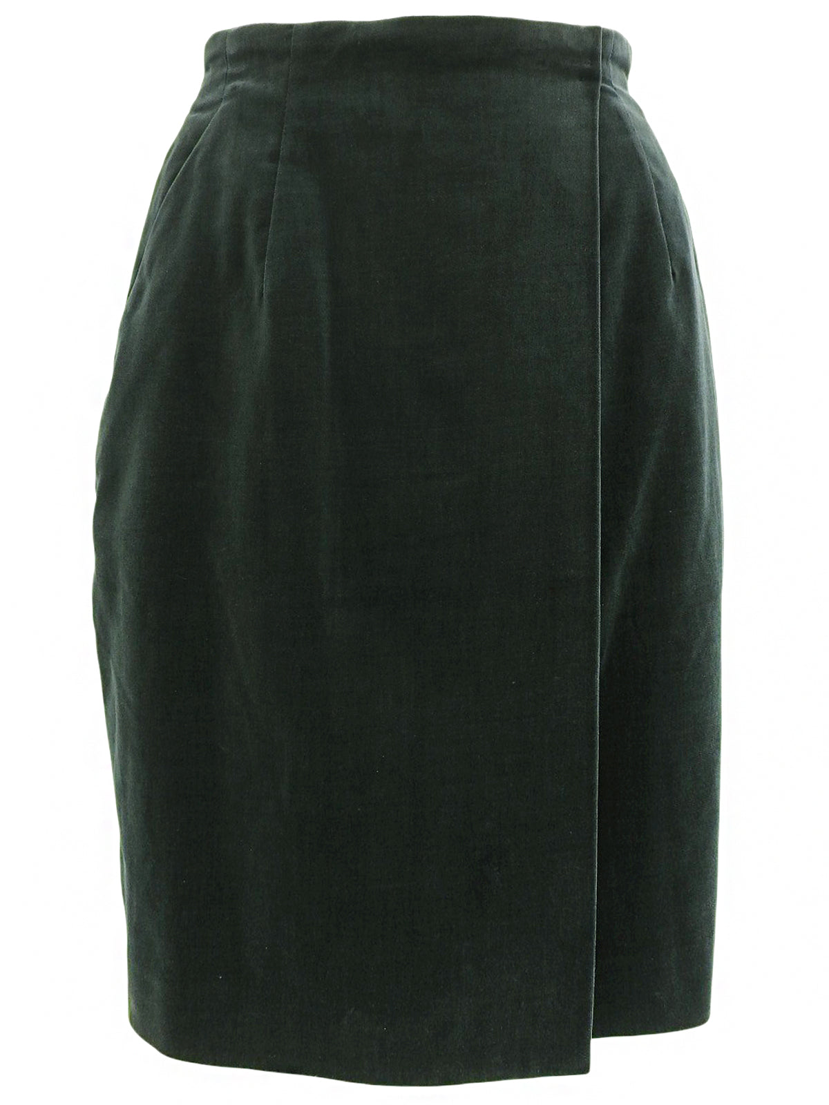 绿色/黑色丝绒格纹套装