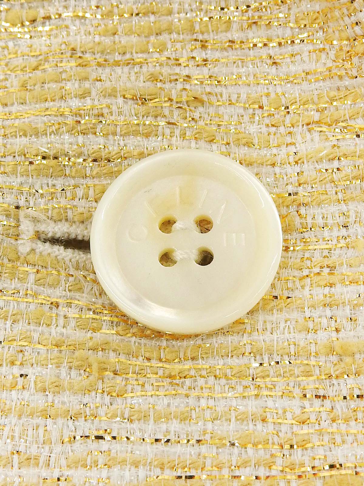 Logo按钮套装 米色/金色