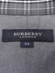 Logo embroidered long sleeve shirt in grey