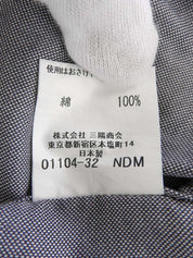 Logo embroidered long sleeve shirt in grey