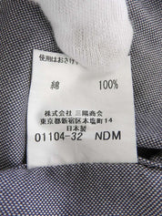 徽标刺绣长袖衬衫 #男款 M 灰色