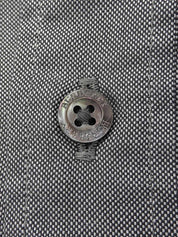 ロゴ刺繍長袖シャツ #Men's M グレー