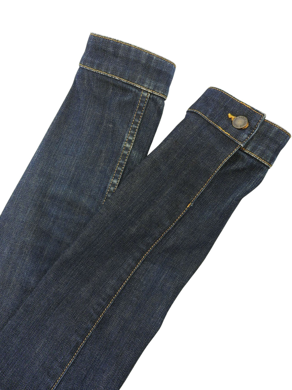 Denim logo button jacket in indigo