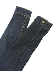 Denim logo button jacket in indigo