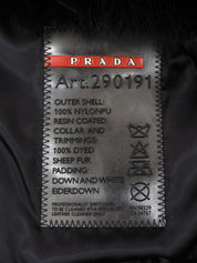 シープファーダッフルコート ブラック