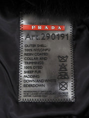 Sheep Fur Duffle Coat #40 Black