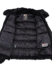 シープファーダッフルコート ブラック