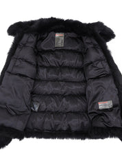 Sheep Fur Duffle Coat #40 Black