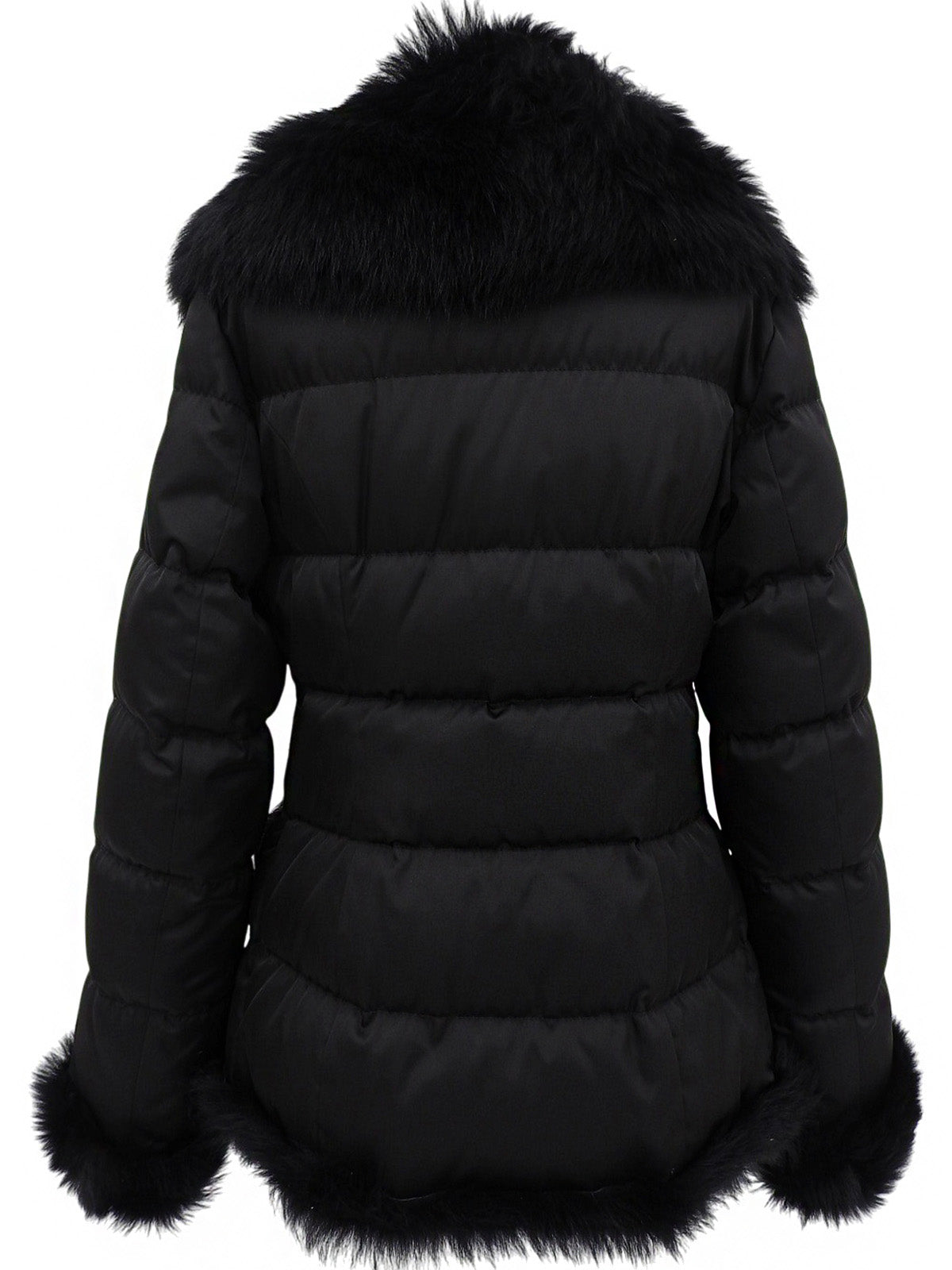 Sheep Fur Duffle Coat #40 Black