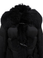 Sheep Fur Duffle Coat #40 Black