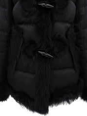 シープファーダッフルコート ブラック