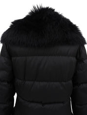 Sheep Fur Duffle Coat #40 Black