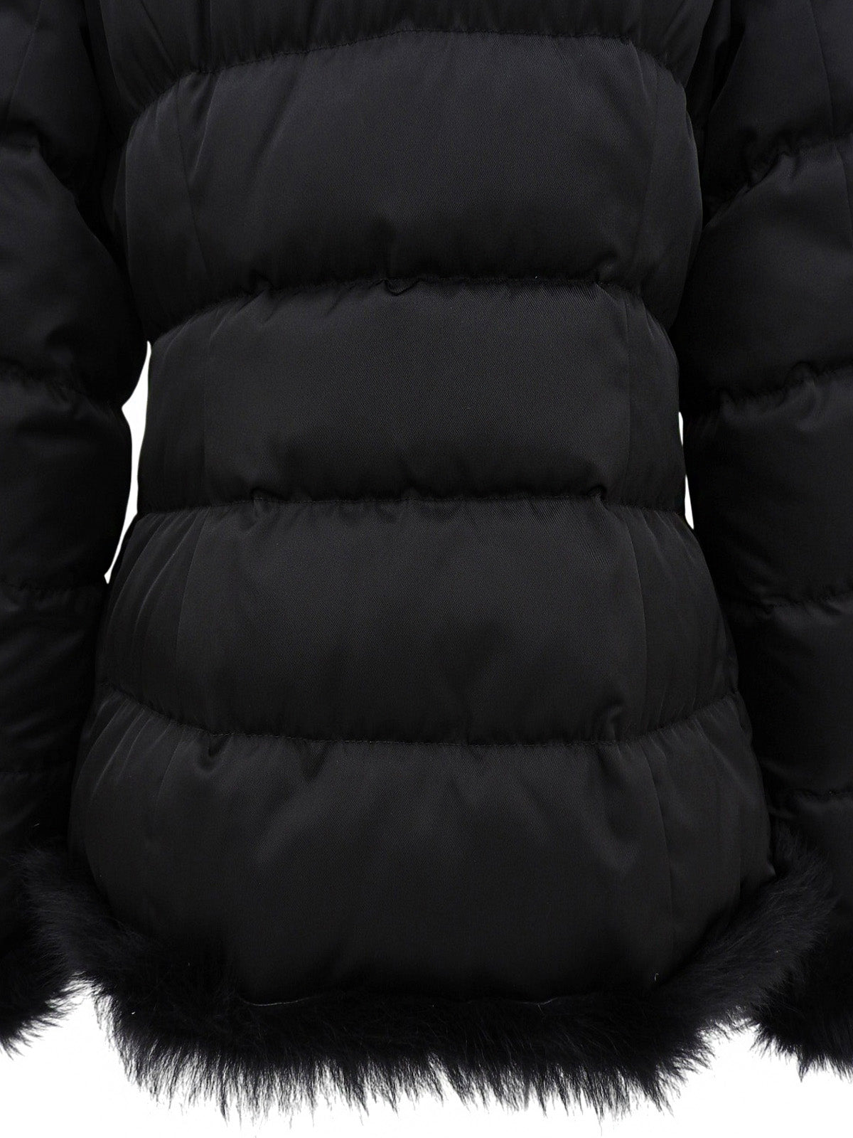 Sheep Fur Duffle Coat #40 Black
