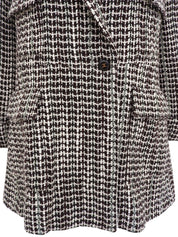 2001年製 ツイードCCマークボタンジャケット ブラウン/マルチ