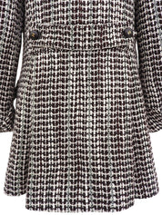 2001年製 ツイードCCマークボタンジャケット ブラウン/マルチ