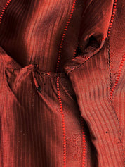 カシミアチェックパターンジャケット ブラウン/マルチ