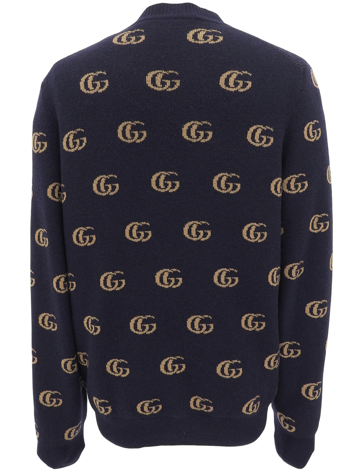 GG Pattern Cardigan Navy/Beige