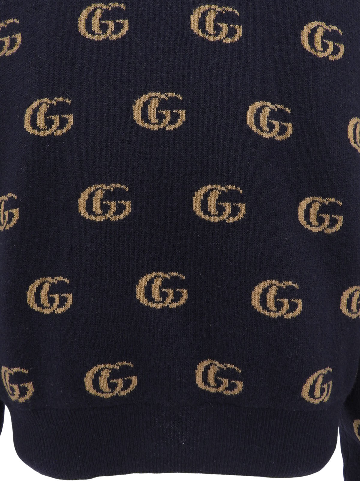 GG Pattern Cardigan Navy/Beige