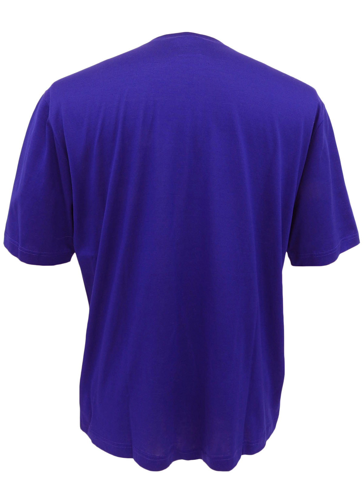 Elephant logo embroidered short sleeve T-shirt in blue