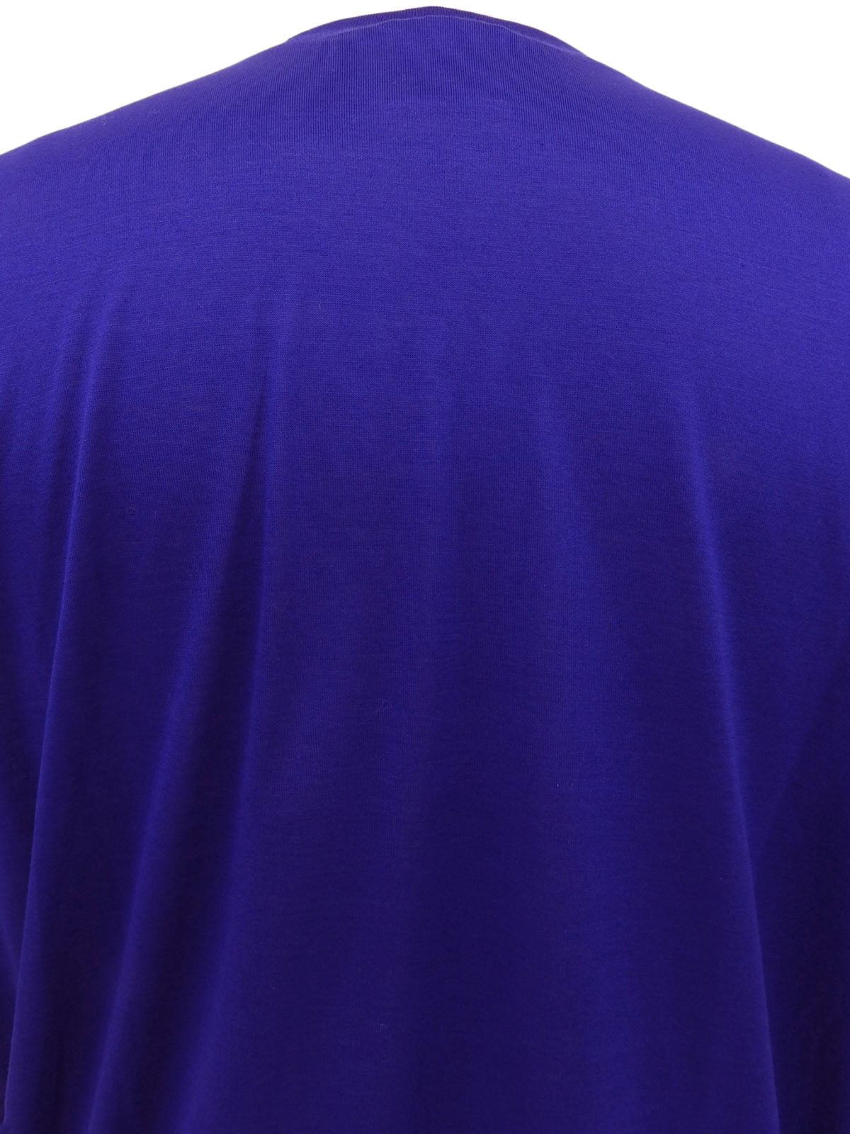 Elephant logo embroidered short sleeve T-shirt in blue