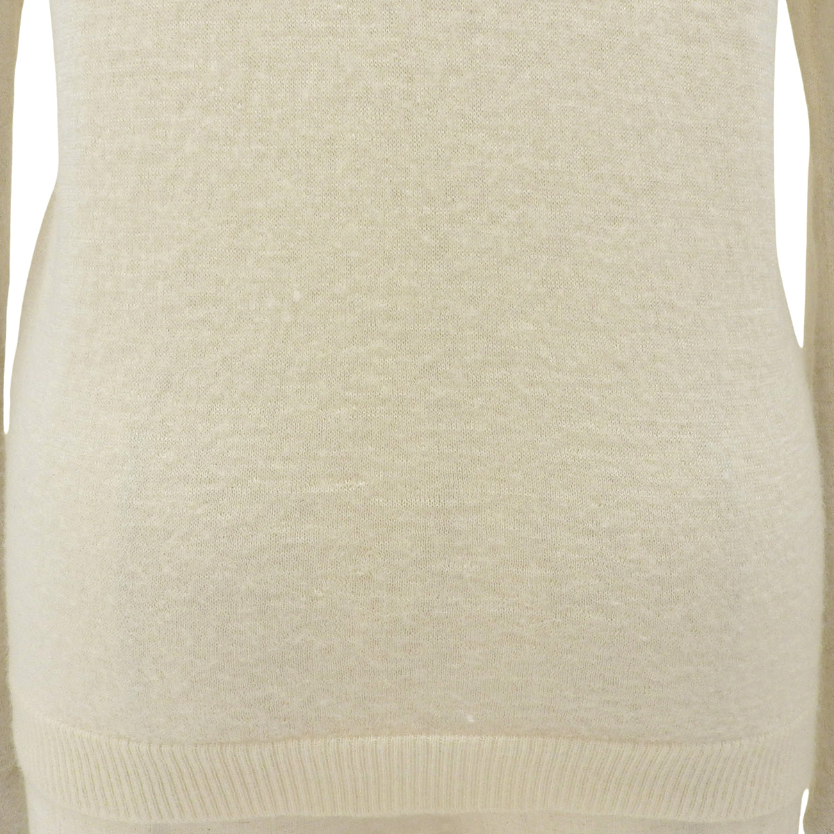 Pearl design CC mark button cardigan #38 ivory
