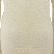 Pearl design CC mark button cardigan #38 ivory