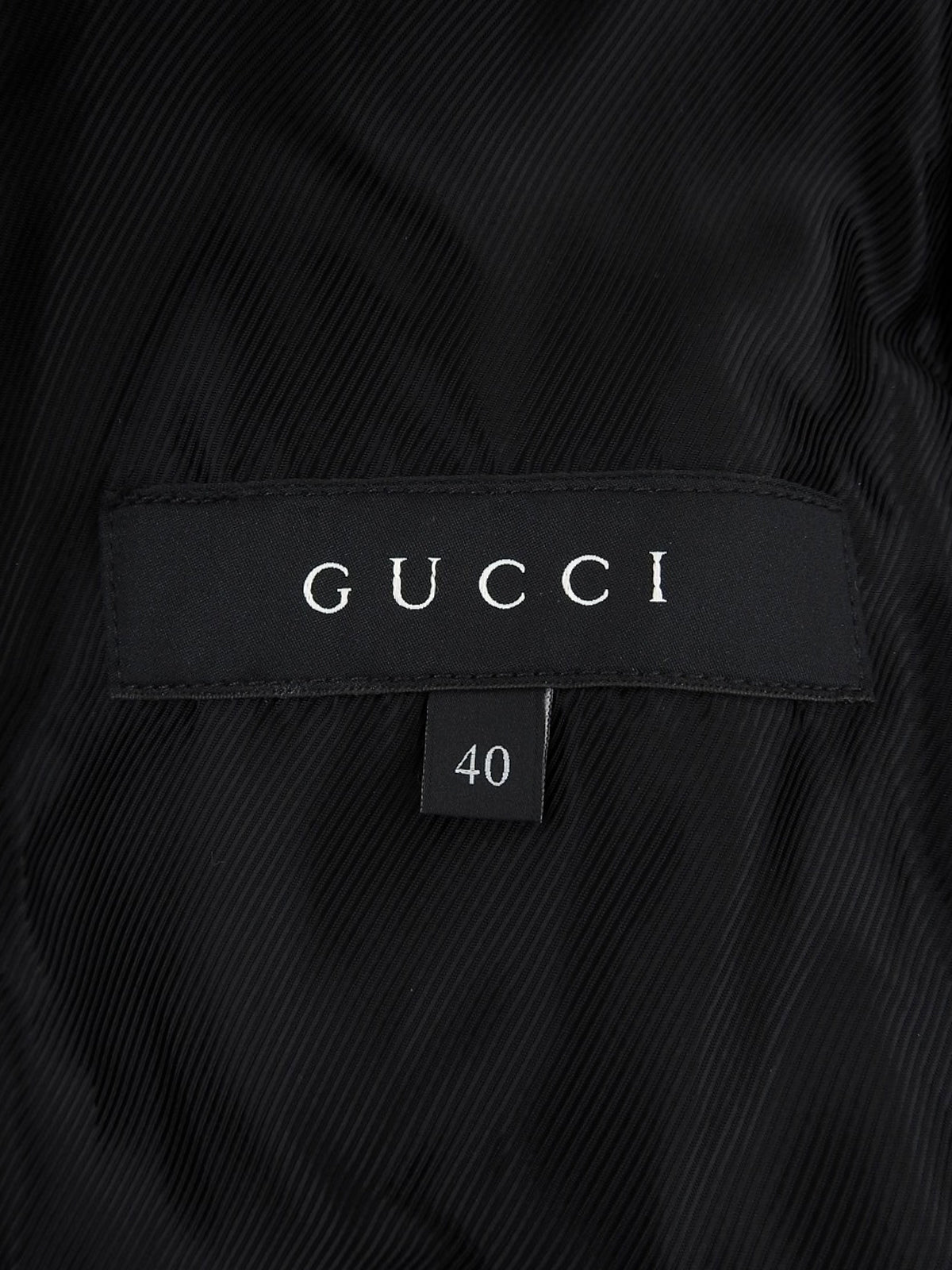 Logo Button Double-Breasted Jacket in Black