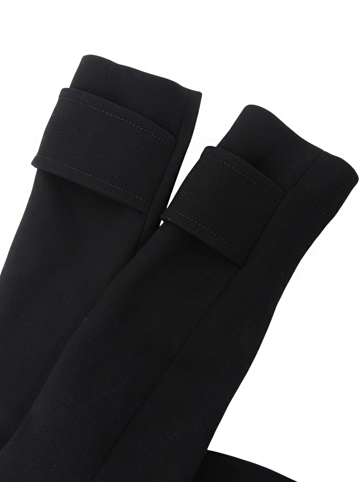 Logo Button Double-Breasted Jacket in Black