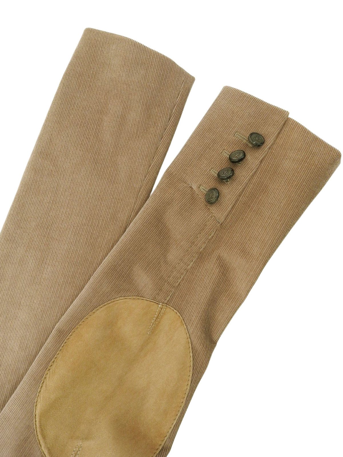 米色棉质绒面革拼接logo纽扣夹克