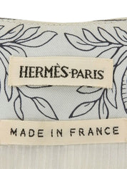 Silk Multi-Motif Vest in Light Beige/Multi