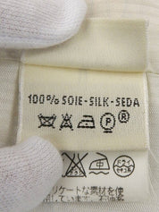 Silk Multi-Motif Vest in Light Beige/Multi