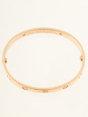 18Kダイヤモンドラブブレスレット ピンクゴールド