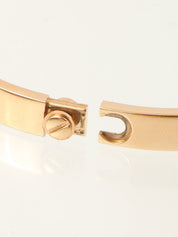 18K Diamond Love Bracelet in Pink Gold