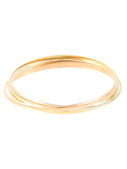 18Kトリニティバングル イエローゴールド/ピンクゴールド/ホワイトゴールド