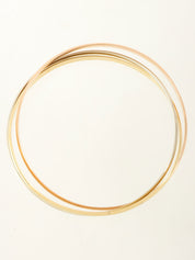 18Kトリニティバングル イエローゴールド/ピンクゴールド/ホワイトゴールド