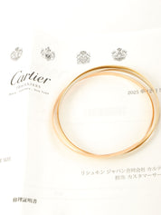 18Kトリニティバングル イエローゴールド/ピンクゴールド/ホワイトゴールド