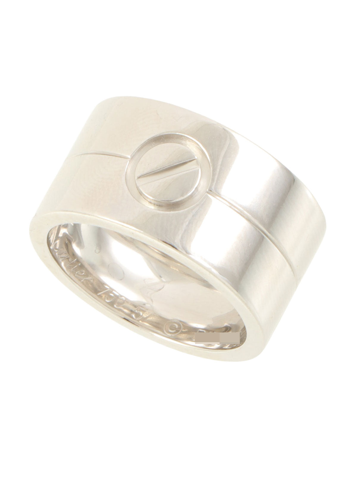 18Kハイラブリング シルバー