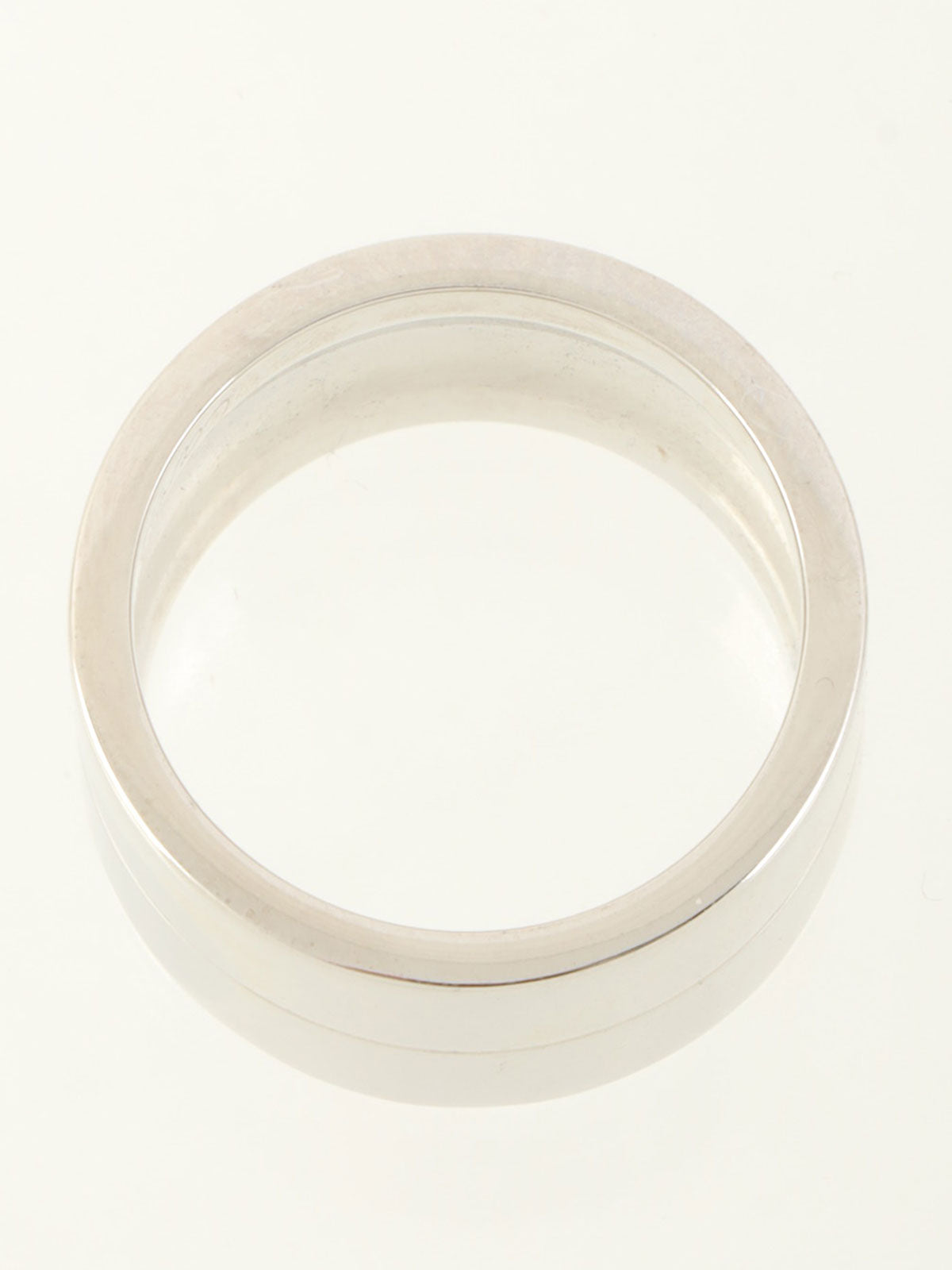 18Kハイラブリング シルバー