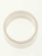 18Kハイラブリング シルバー