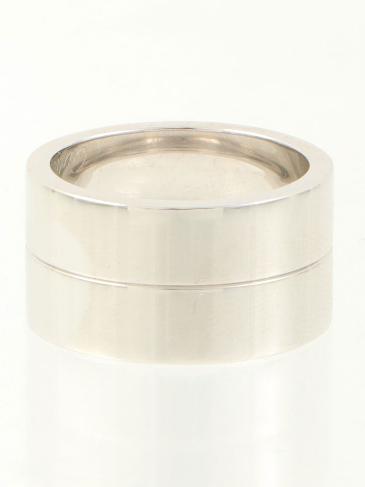 18Kハイラブリング シルバー