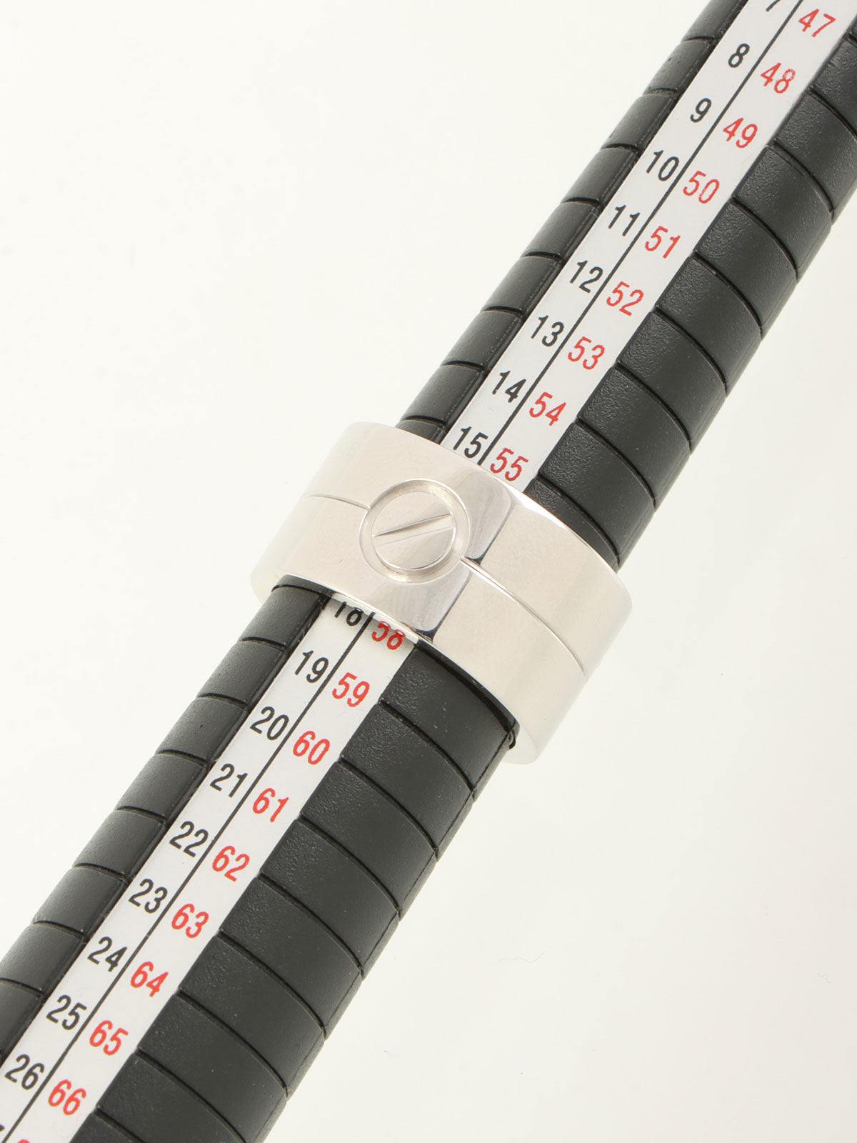 18Kハイラブリング シルバー