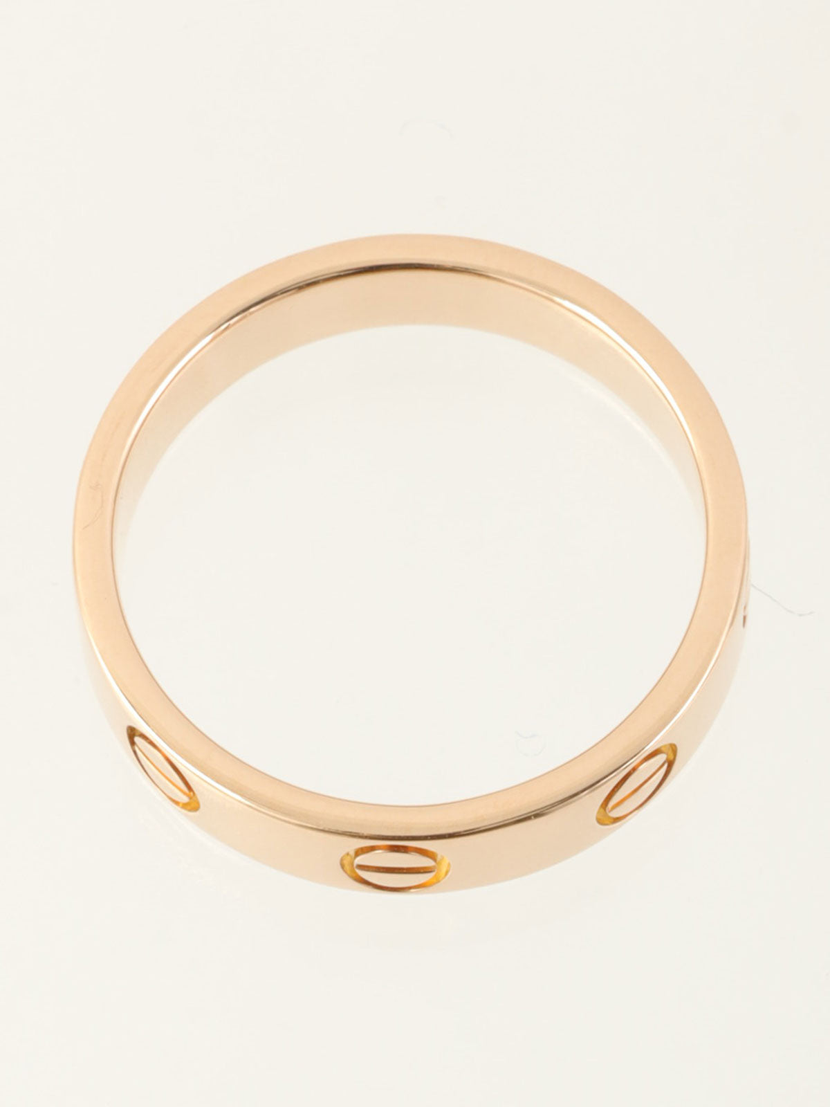 18Kミニラブリング ピンクゴールド