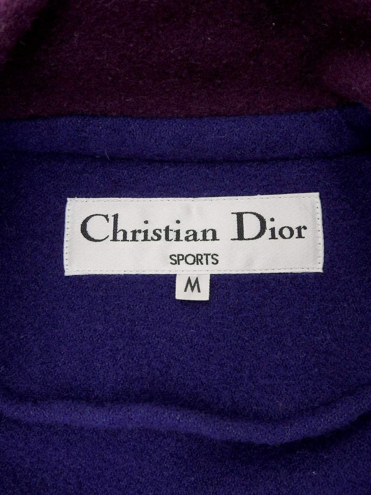 Purple wool suede button coat