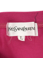 コットンロゴプリント半袖トップス フューシャピンク