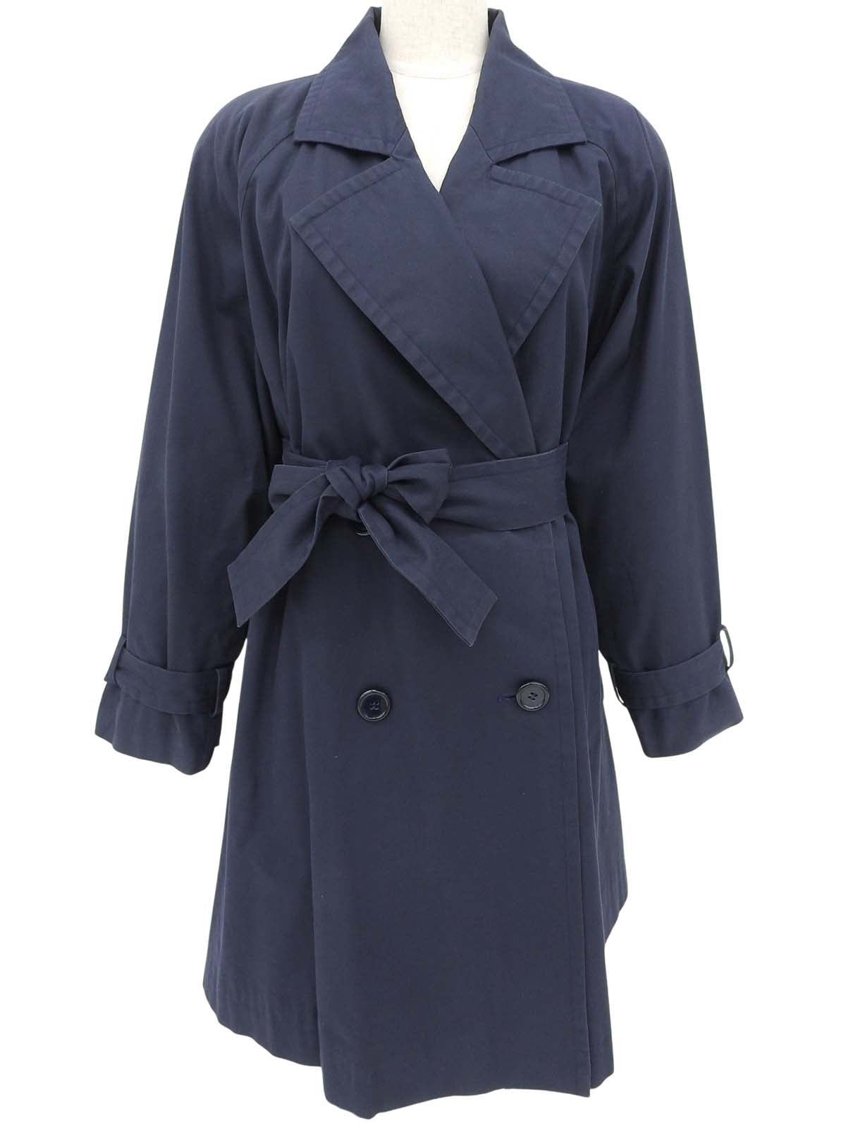 トレンチコート ネイビー