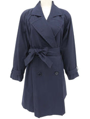 トレンチコート ネイビー