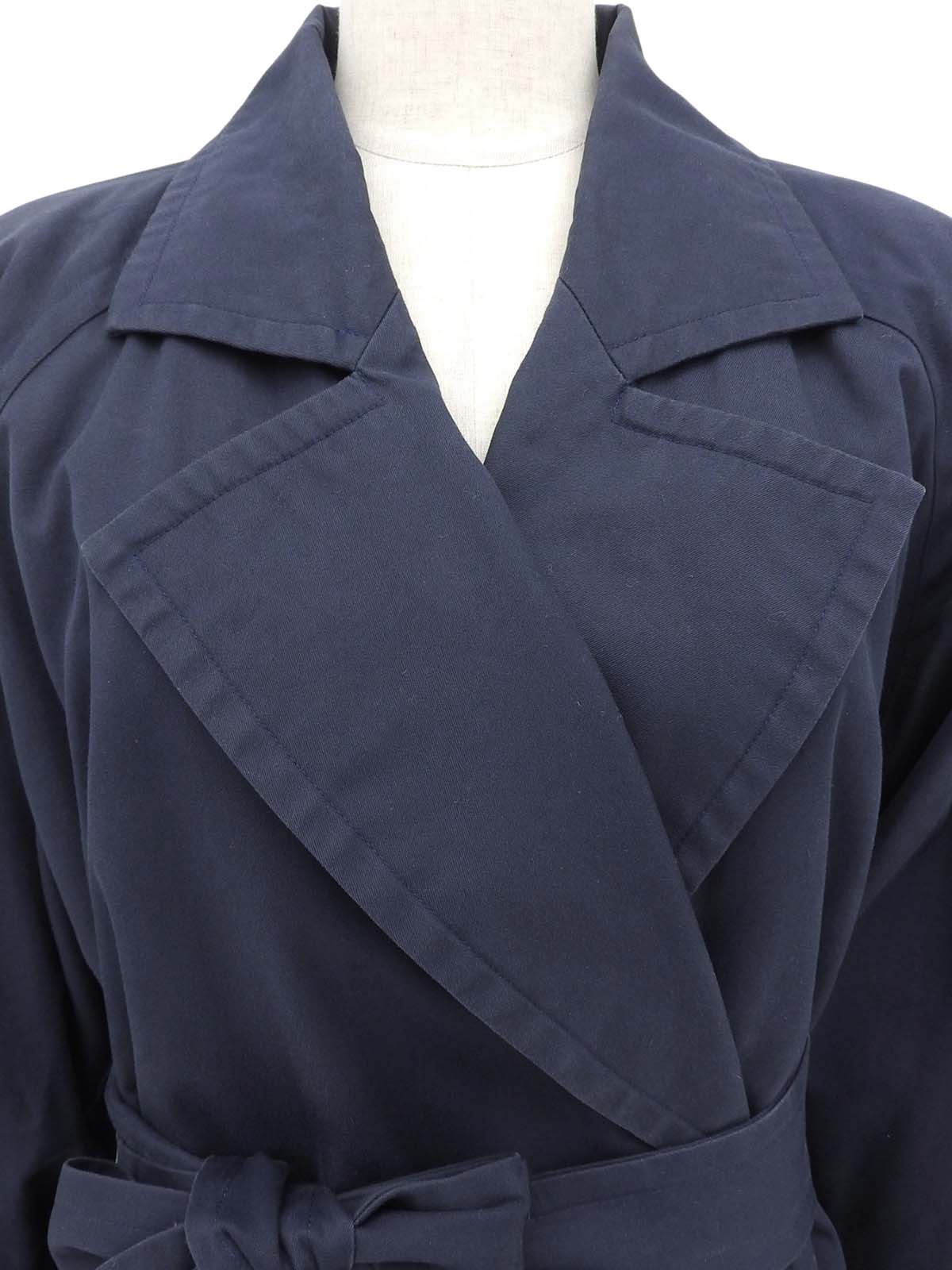 トレンチコート ネイビー