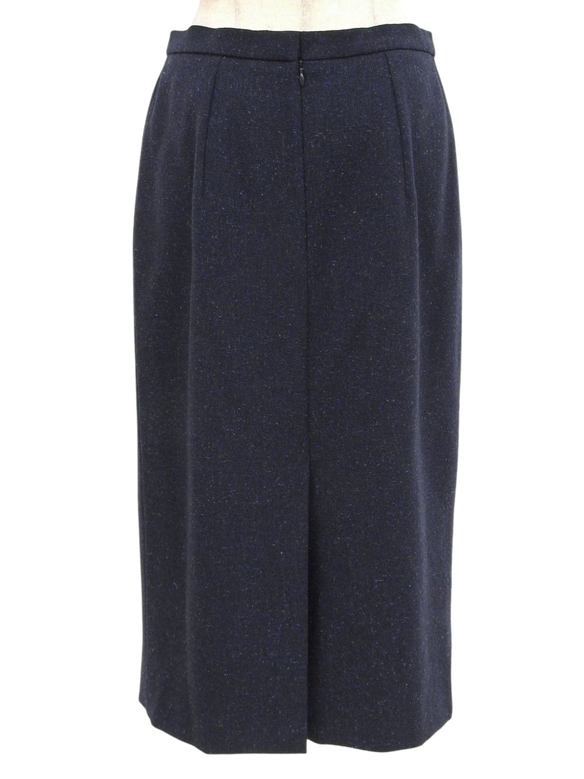 ウールロゴボタンセットアップ ネイビー