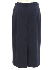 ウールロゴボタンセットアップ ネイビー