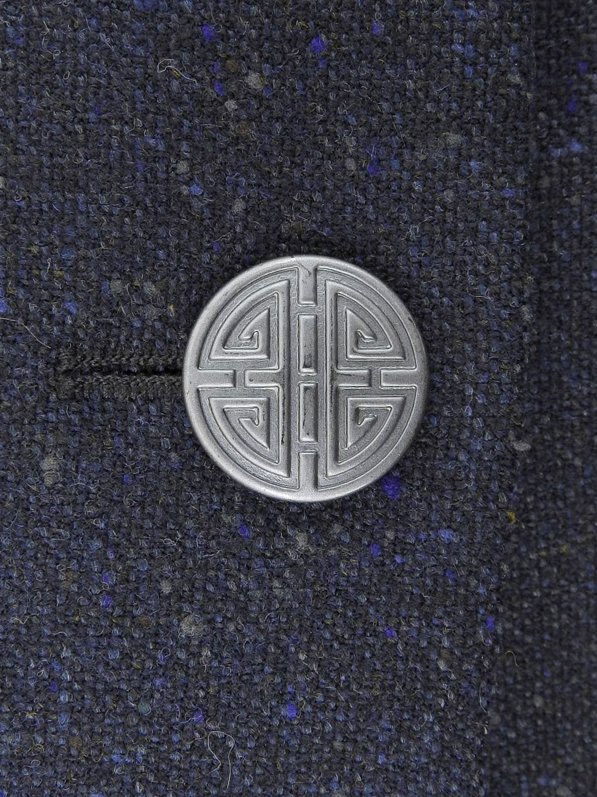 ウールロゴボタンセットアップ ネイビー